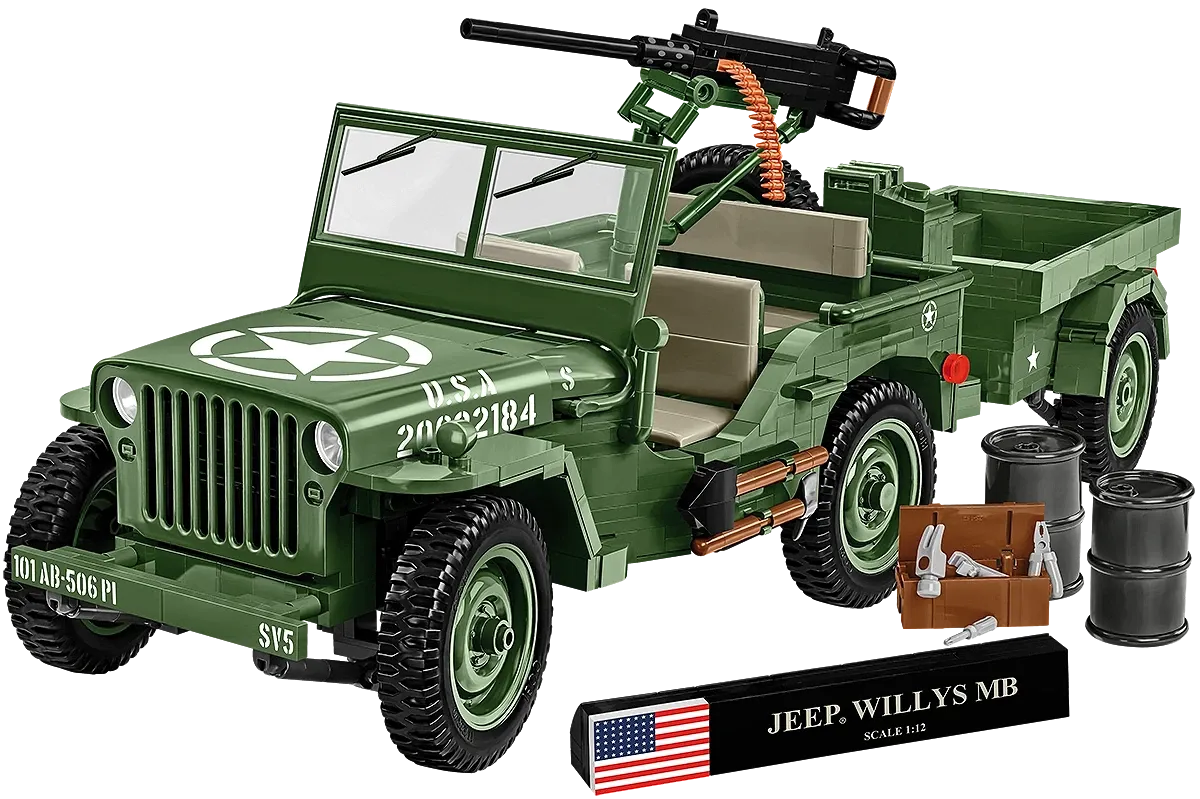 COBI 2804 Willys MB & Anhänger - Executive Edition