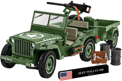 COBI 2804 Willys MB & Anhänger - Executive Edition