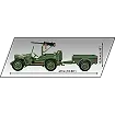 COBI 2804 Willys MB & Anhänger - Executive Edition