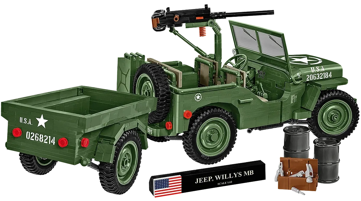 COBI 2804 Willys MB & Anhänger - Executive Edition