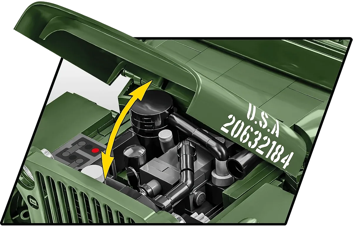 COBI 2804 Willys MB & Anhänger - Executive Edition