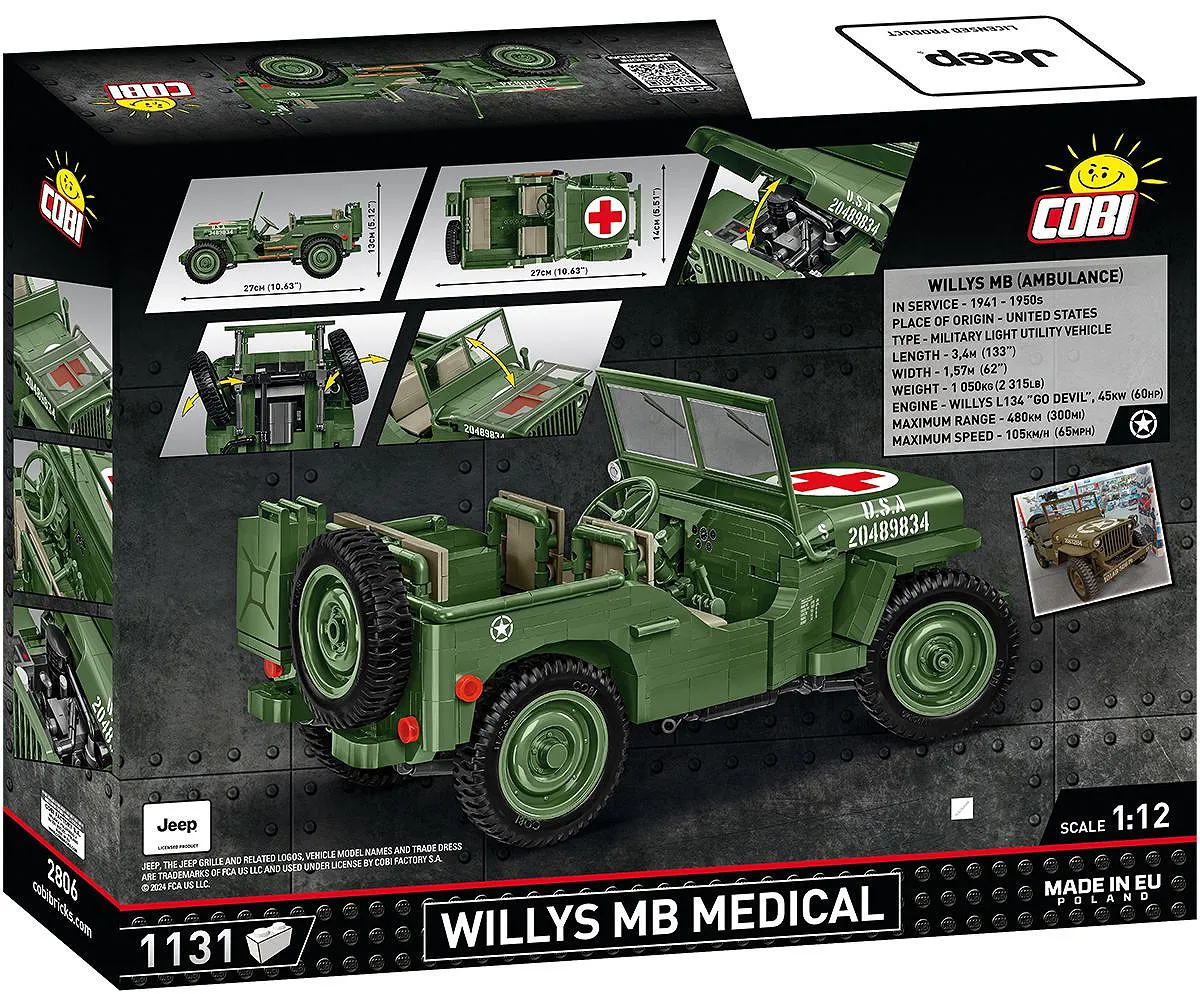 COBI 2806 COBI 2806 Willys MB Medical