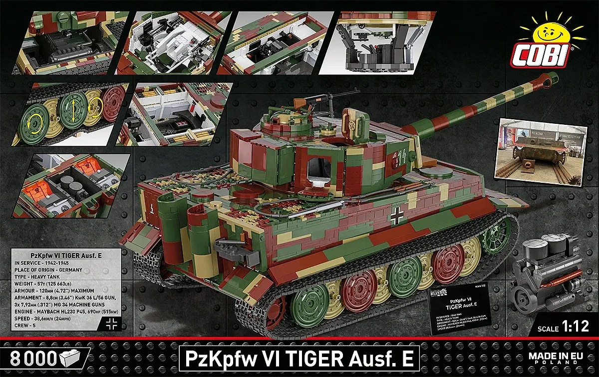 COBI 2807 PzKpfw VI Tiger Ausf. E - Executive Edition