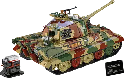 COBI 2808 Tiger II Königstiger + Free Bunker