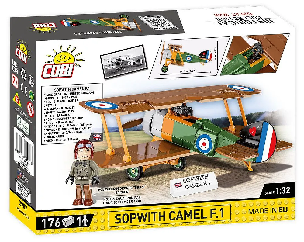 COBI 2987 Sopwith Camel F.1