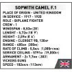 COBI 2987 Sopwith Camel F.1