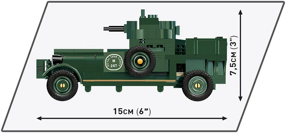 COBI 2988 Rolls-Royce Armoured Car 1920 Pattern Mk I