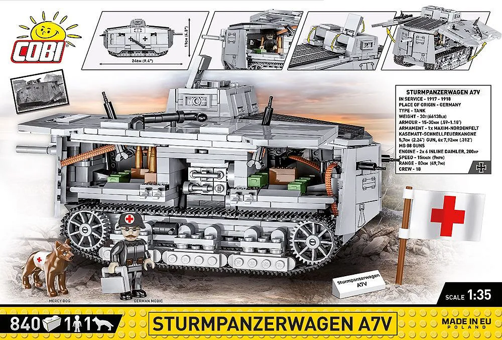 COBI 2989 Sturmpanzerwagen A7V