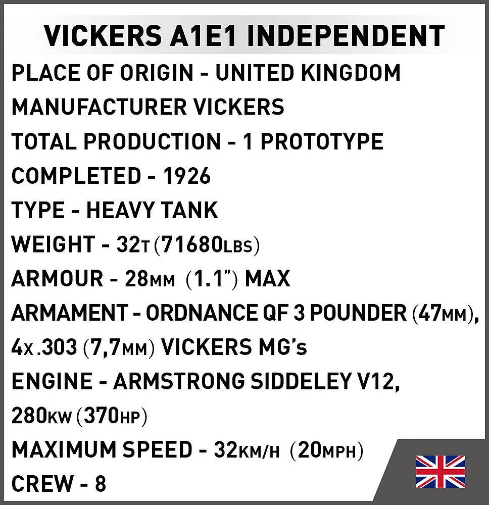 COBI 2990 Vickers A1E1 Independent