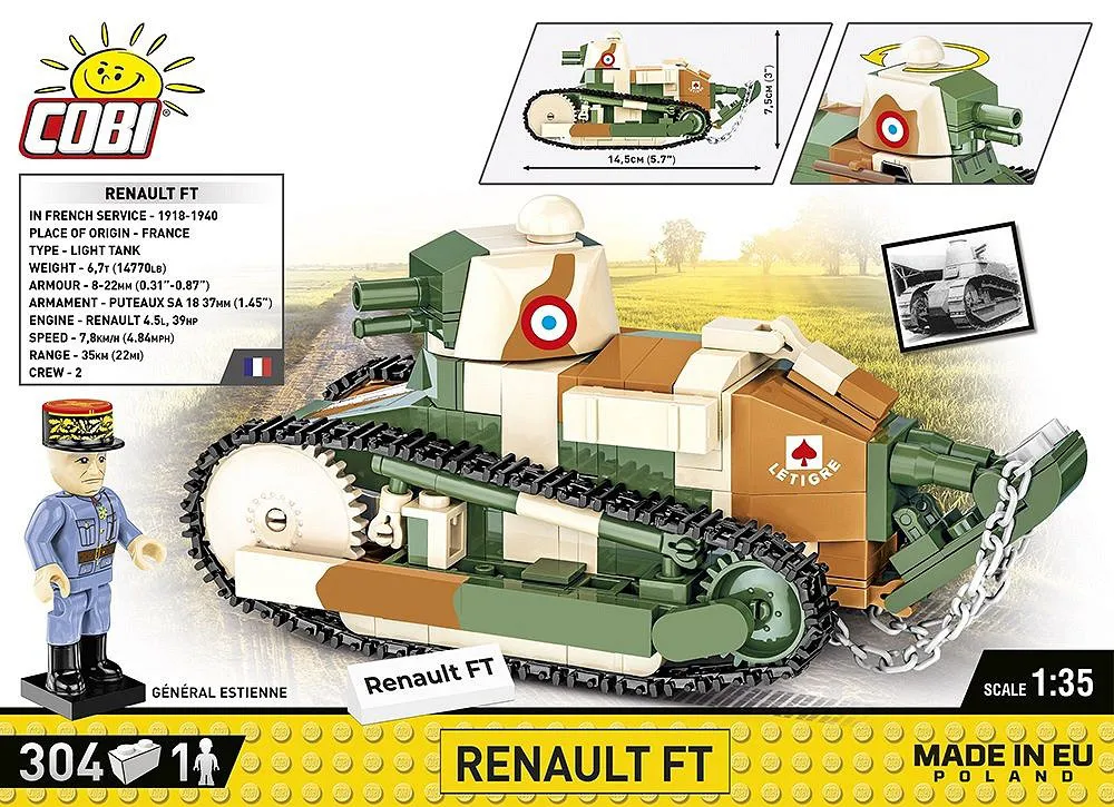 COBI 2991 Renault FT