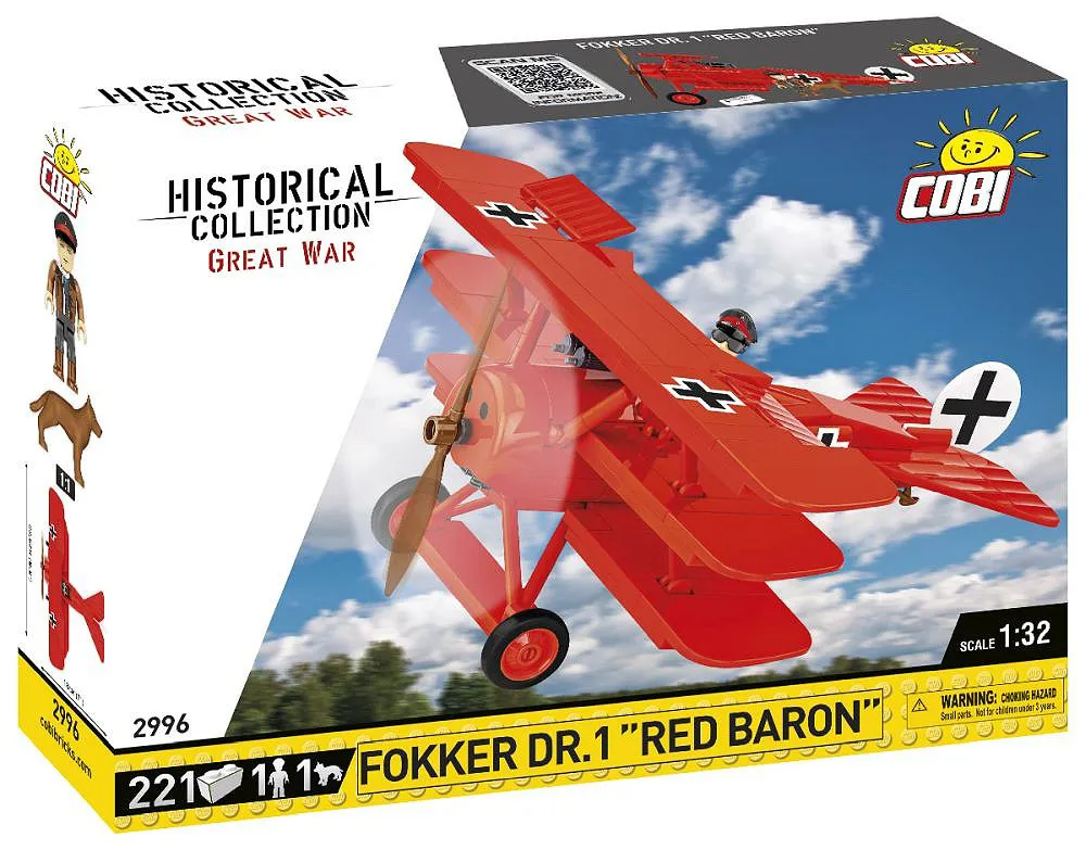 COBI 2996 Fokker Dr.1 Red Baron