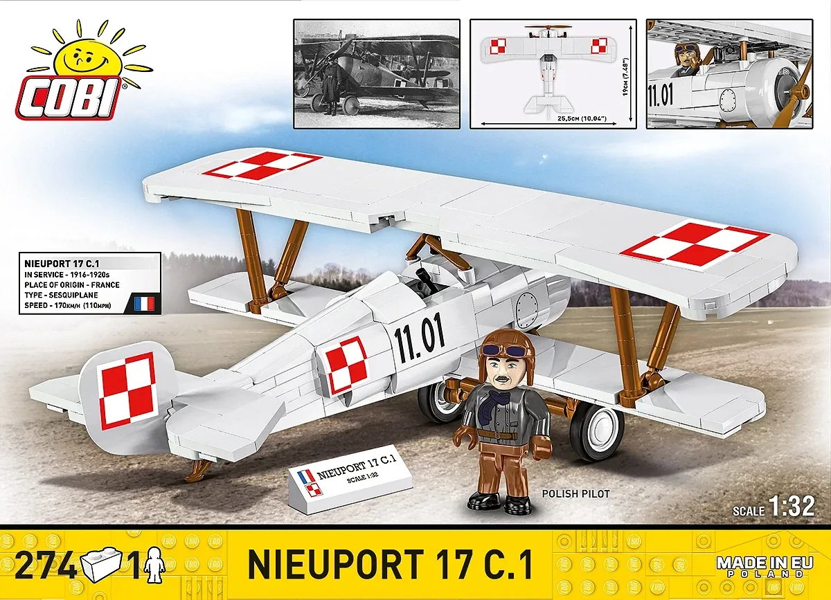COBI 2998 Nieuport 17 C.1