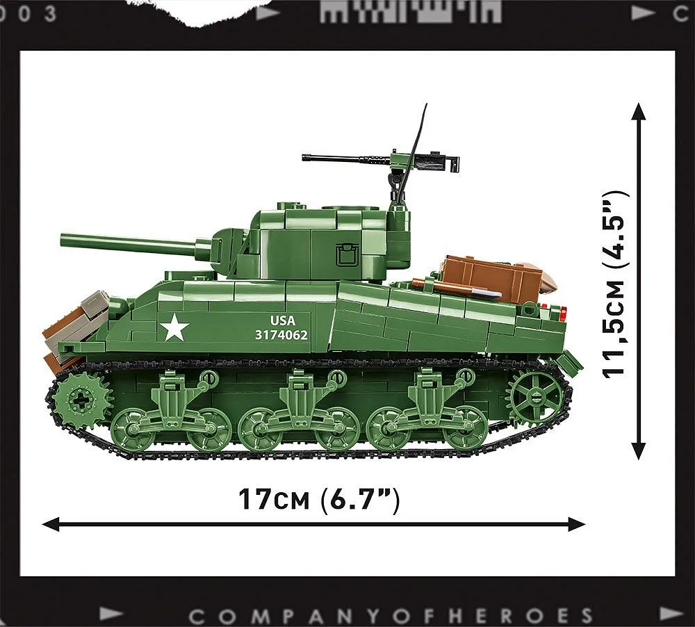 COBI 3044 Sherman M4A1