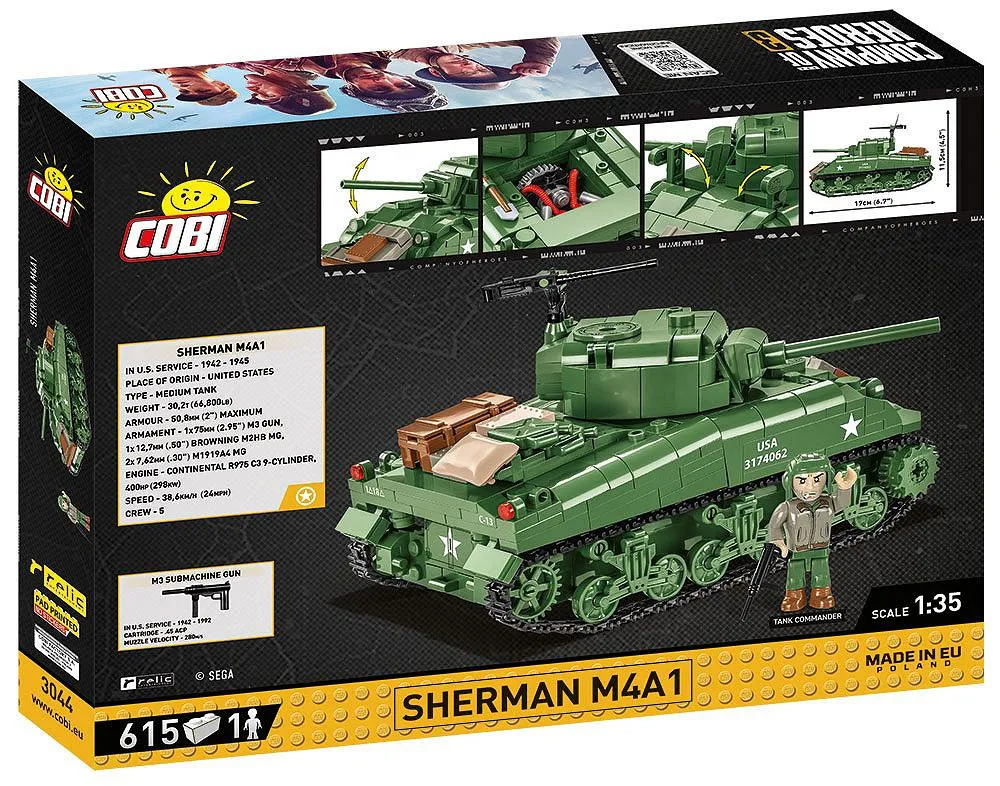 COBI 3044 Sherman M4A1