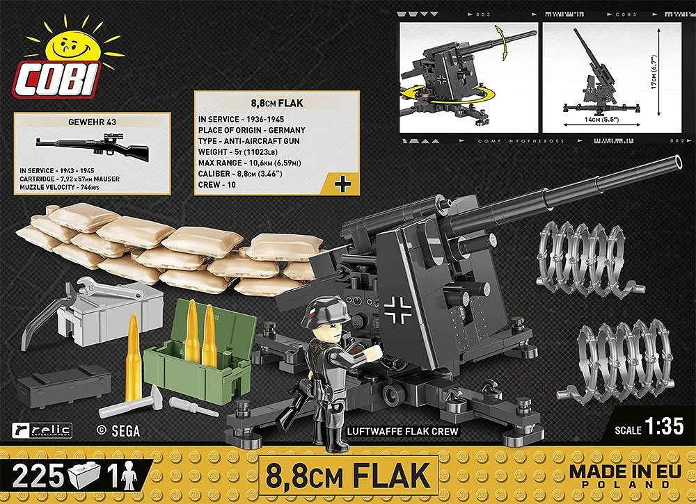 COBI 3047 8,8 cm Flak