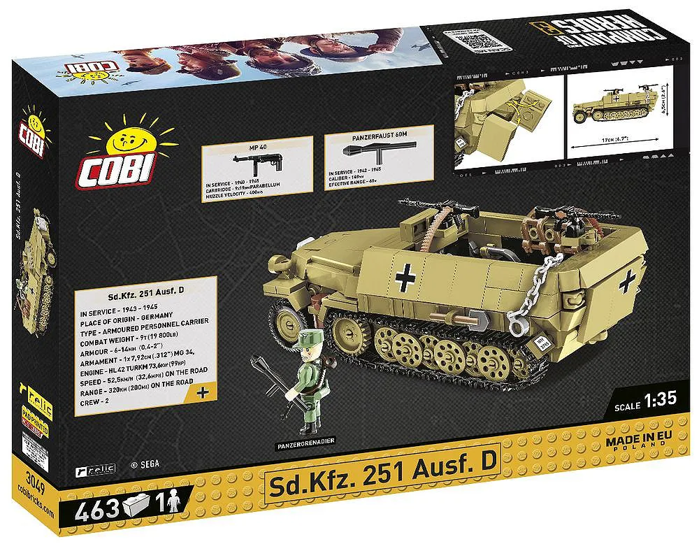 COBI 3049 Sd.Kfz. 251 Ausf.D