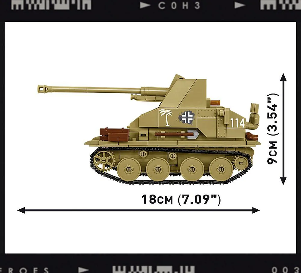 COBI 3050 Marder III Sd.Kfz.139