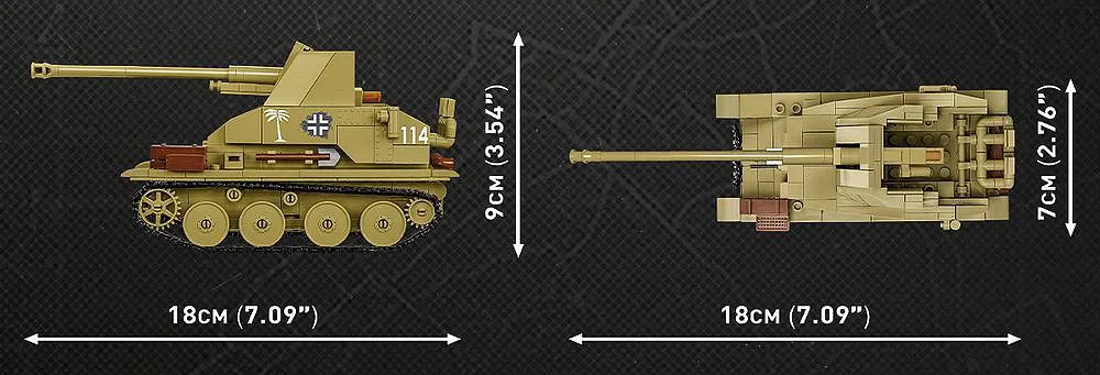 COBI 3050 Marder III Sd.Kfz.139