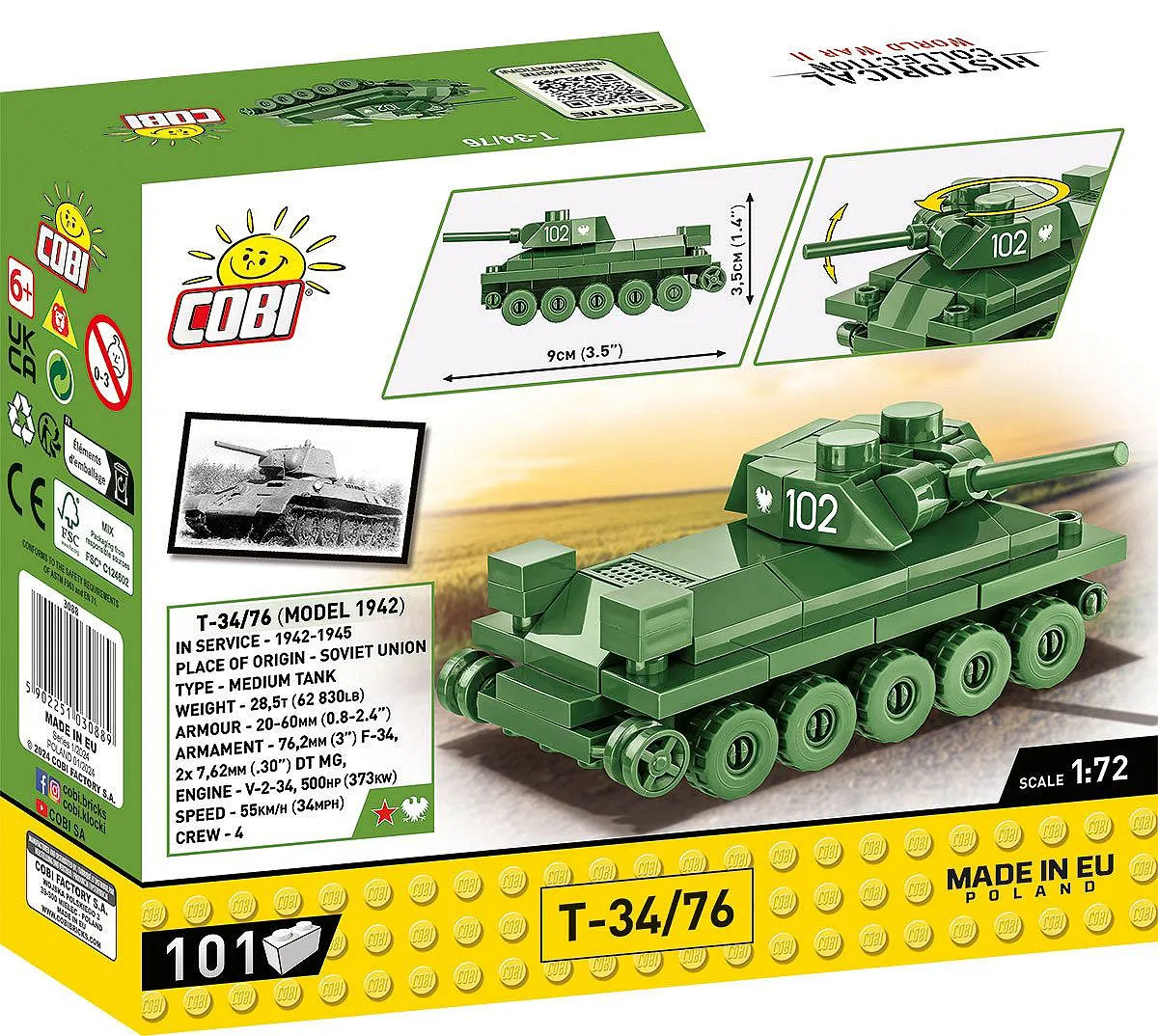 COBI 3088 T-34/76