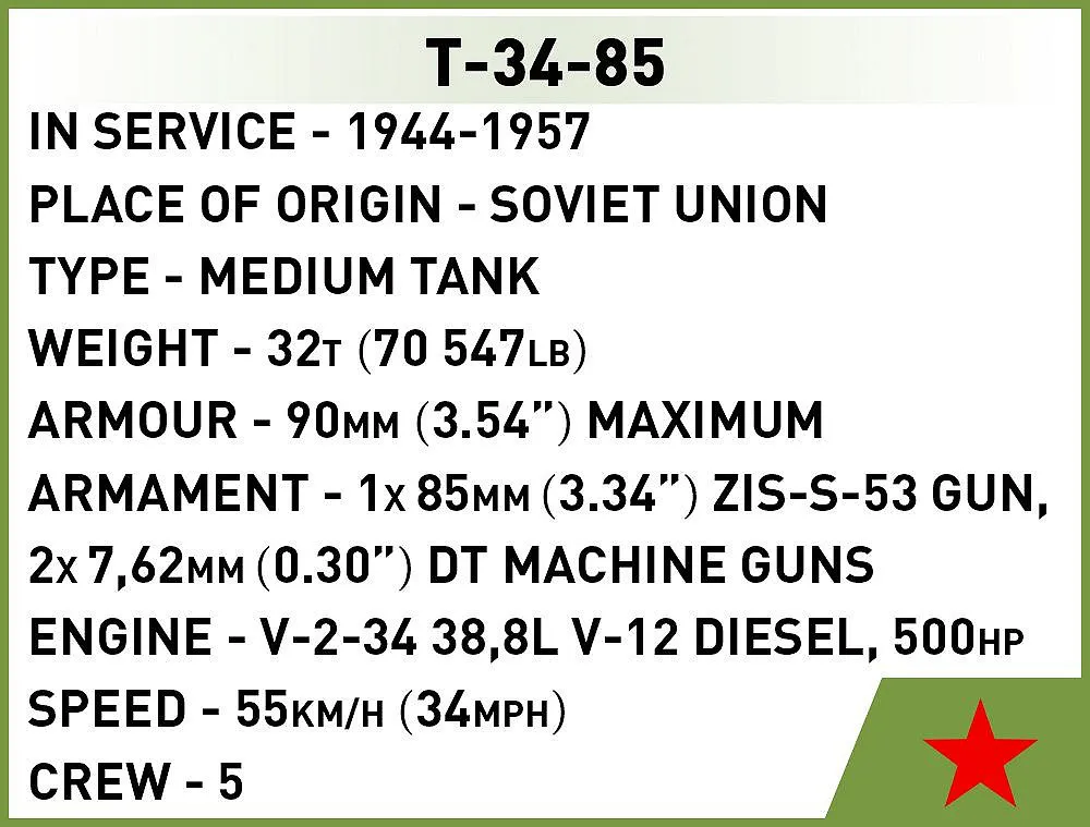 COBI 3092 T-34-85