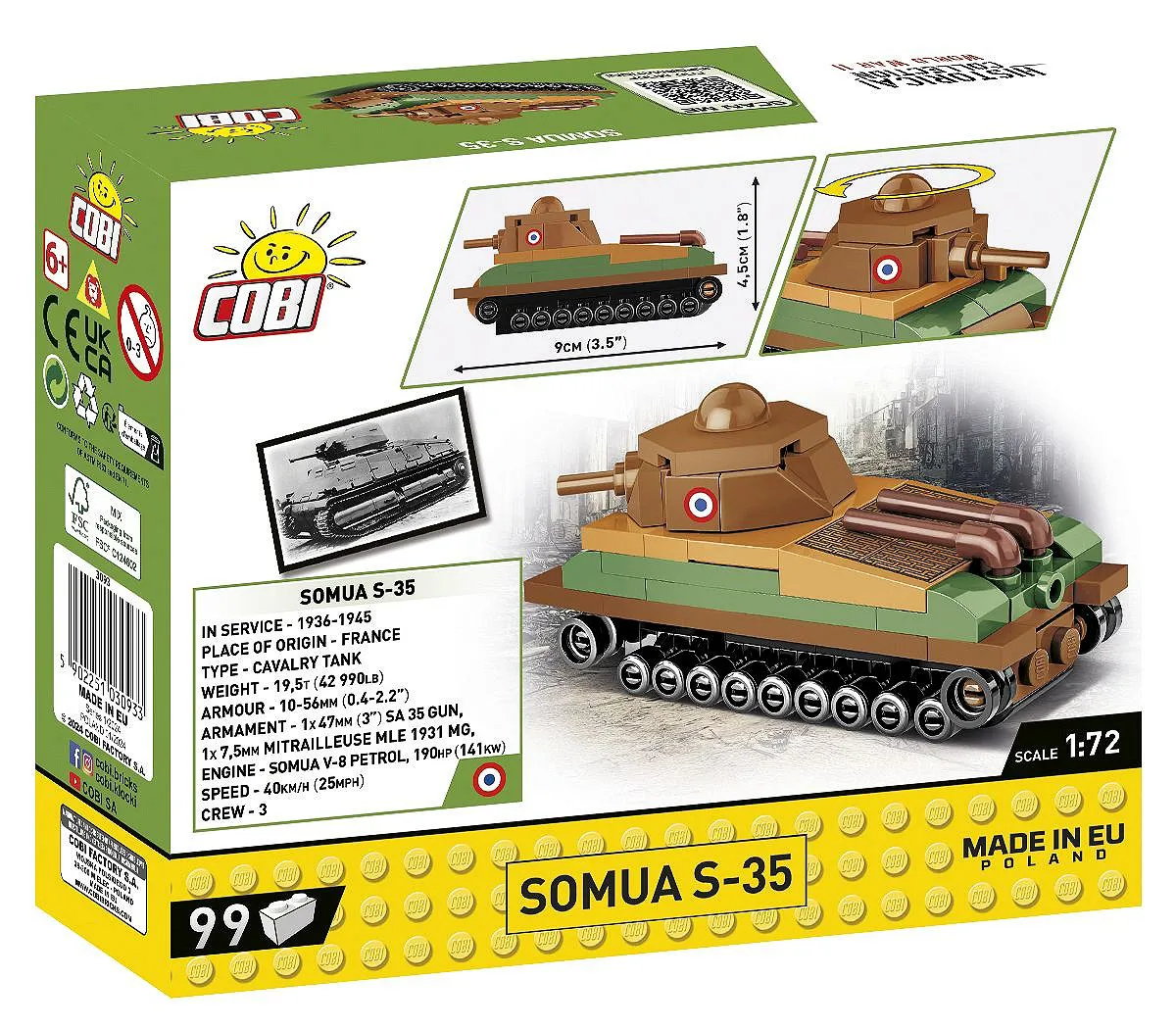COBI 3093 Somua S-35