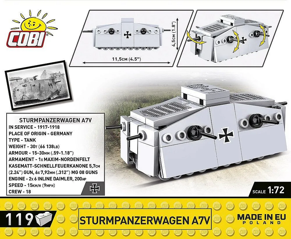 COBI 3094 Sturmpanzerwagen A7V