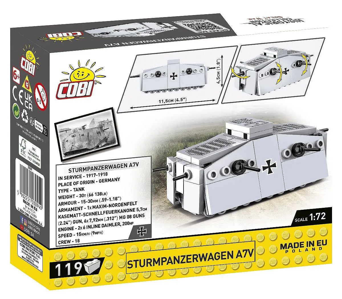 COBI 3094 Sturmpanzerwagen A7V