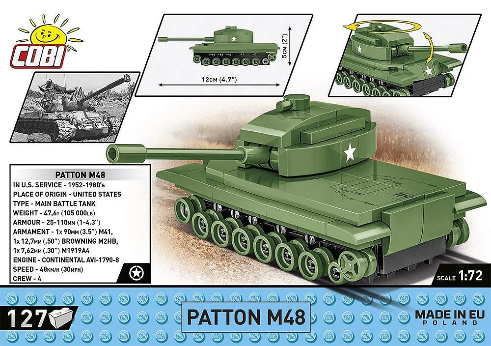 COBI 3104 Patton M48