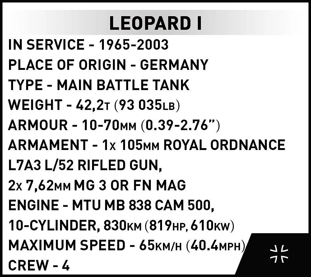 COBI 3105 Leopard 1