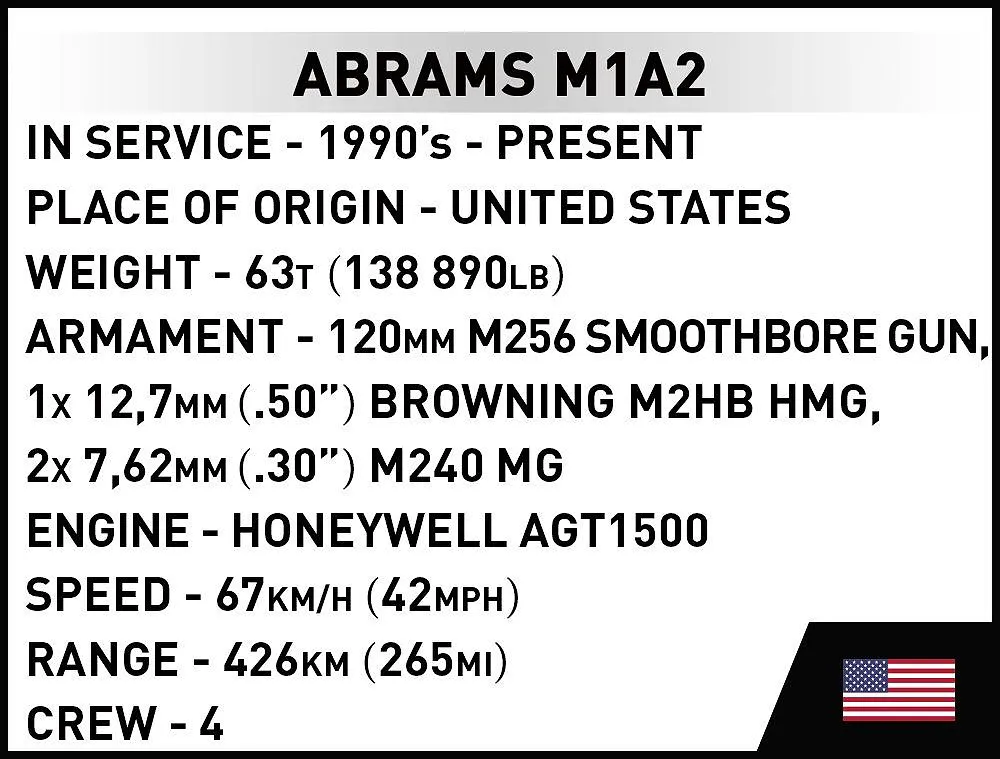 COBI 3106 Abrams M1A2