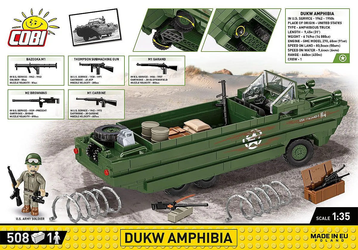 COBI 3110 DUKW Amphibia
