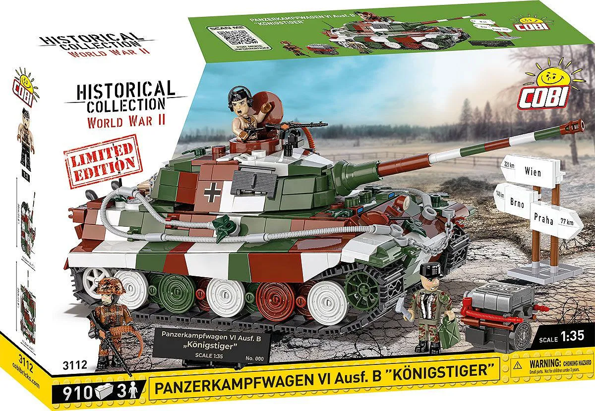 COBI 3112 Panzerkampfwagen VI Ausf. B Königstiger - Limited Edition