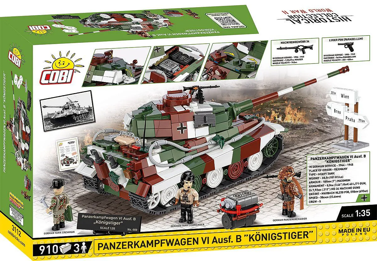 COBI 3112 Panzerkampfwagen VI Ausf. B Königstiger - Limited Edition