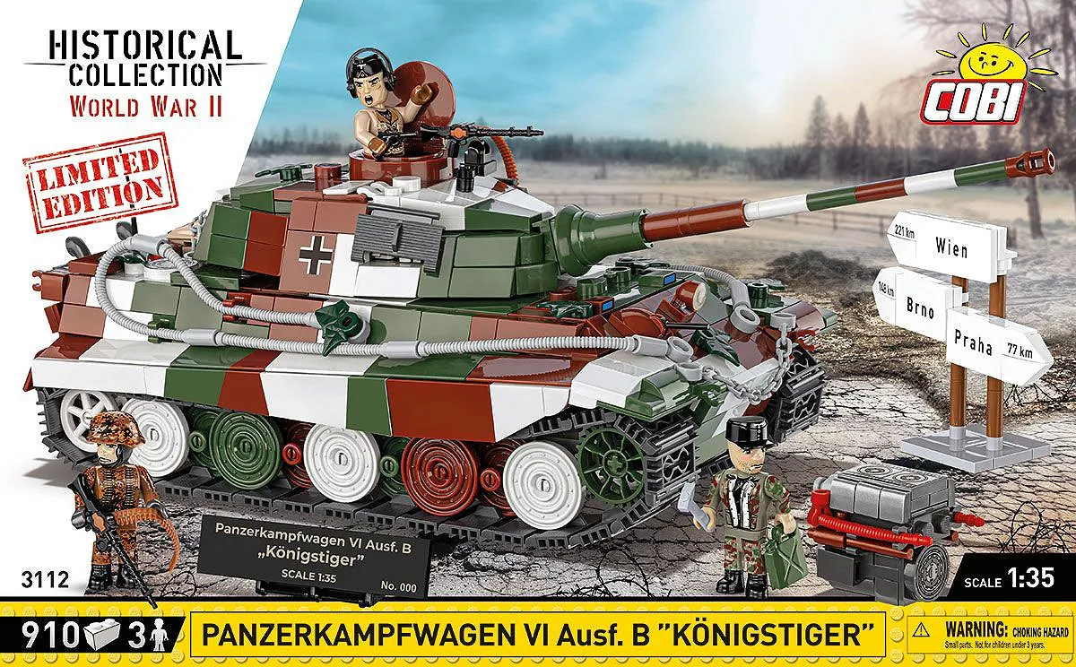 COBI 3112 Panzerkampfwagen VI Ausf. B Königstiger - Limited Edition