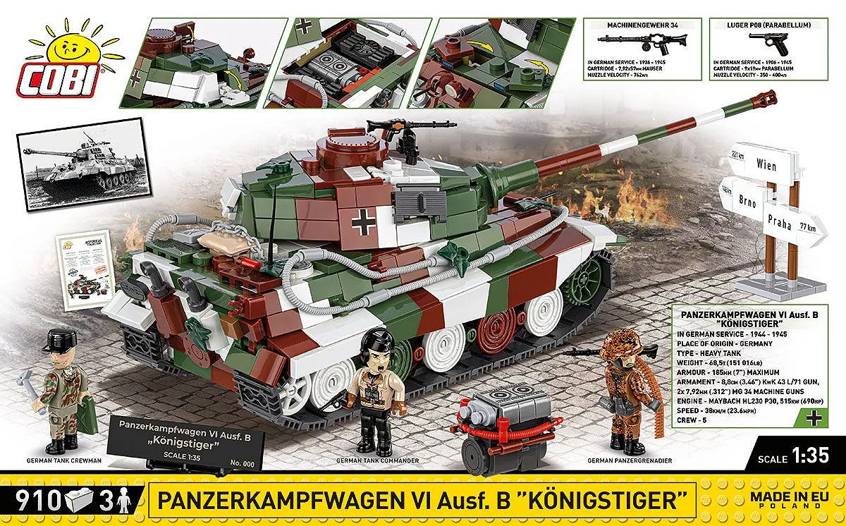 COBI 3112 Panzerkampfwagen VI Ausf. B Königstiger - Limited Edition