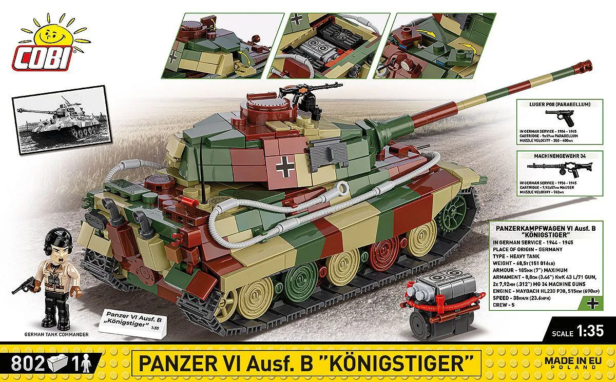 COBI 3113 Panzer VI Ausf. B Königstiger