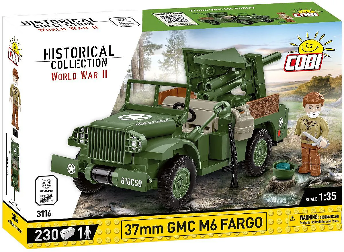 COBI 3116 37 mm GMC M6 Fargo