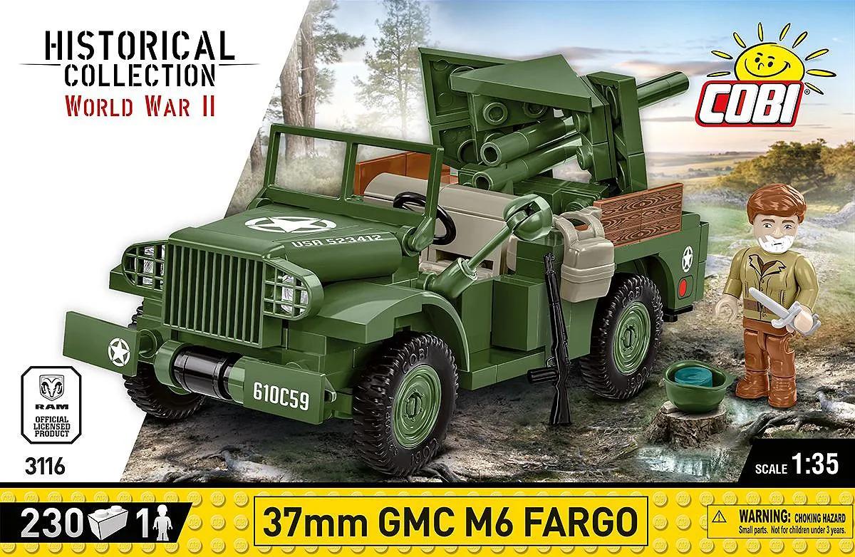 COBI 3116 37 mm GMC M6 Fargo