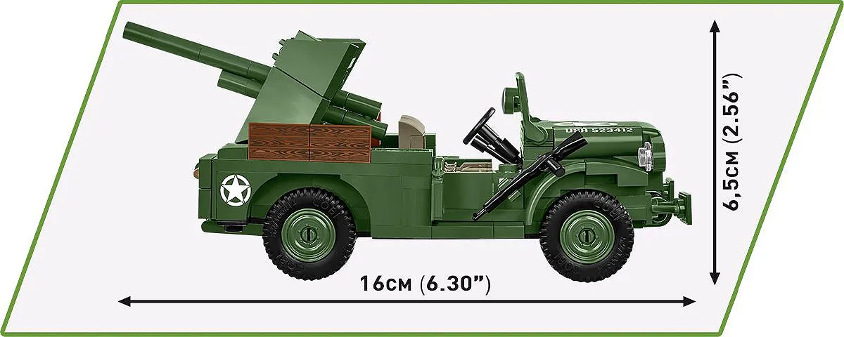 COBI 3116 37 mm GMC M6 Fargo