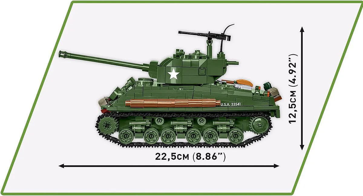 COBI 3118 Sherman M4A2E8(76)W