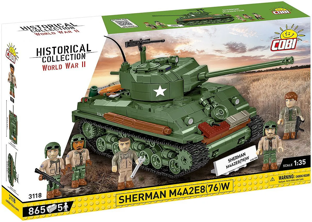 COBI 3118 Sherman M4A2E8(76)W