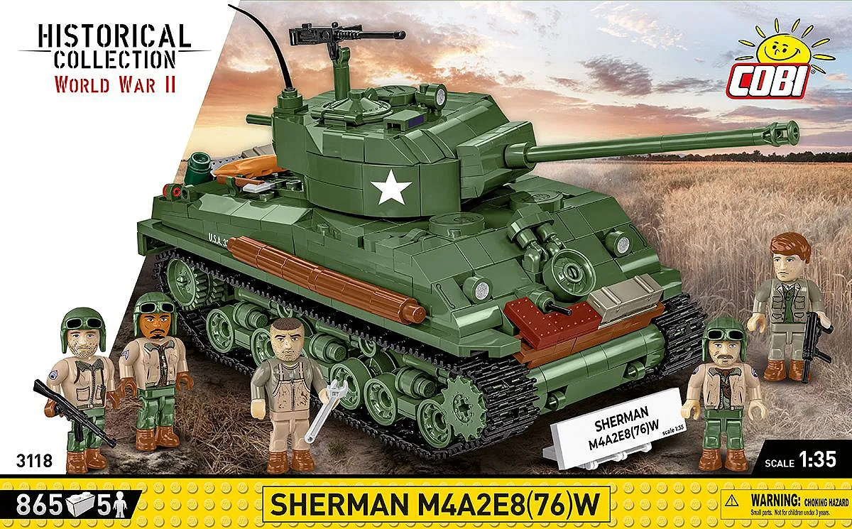 COBI 3118 Sherman M4A2E8(76)W