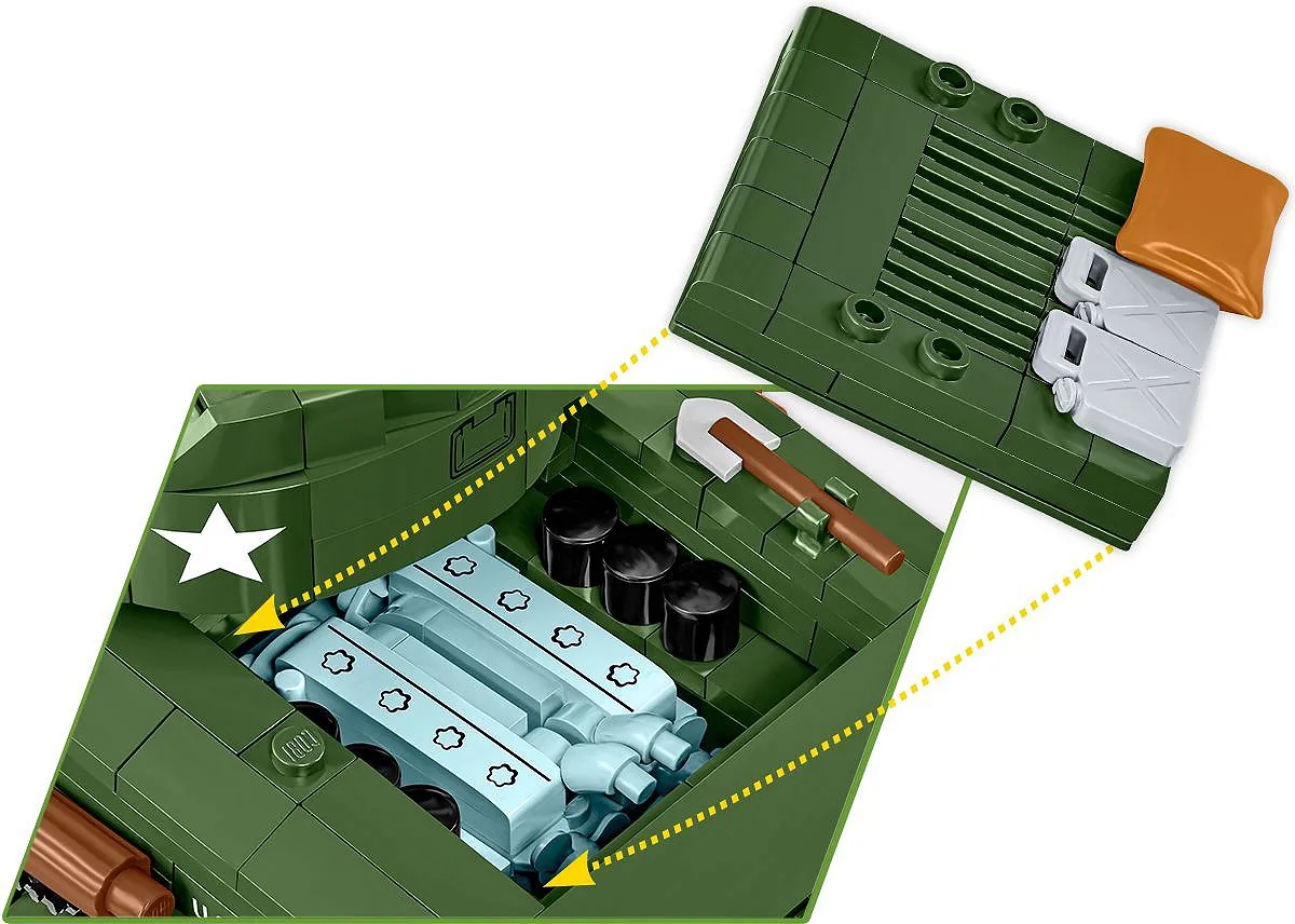 COBI 3118 Sherman M4A2E8(76)W