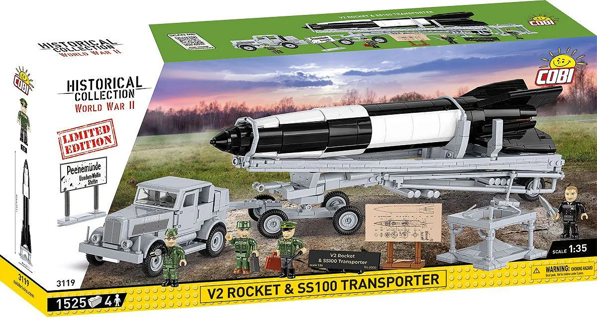 COBI 3119 V2 Rocket & SS100 Transporter - Limited Edition