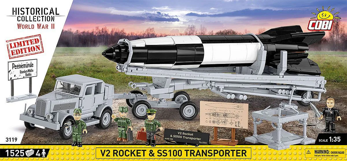 COBI 3119 V2 Rocket & SS100 Transporter - Limited Edition
