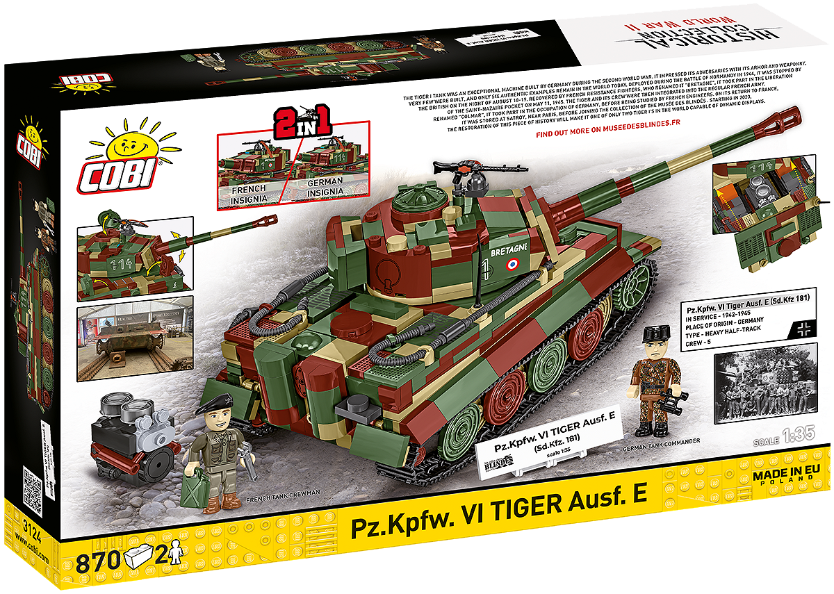 COBI 3124 Pz.Kpfw. VI Tiger Ausf. E