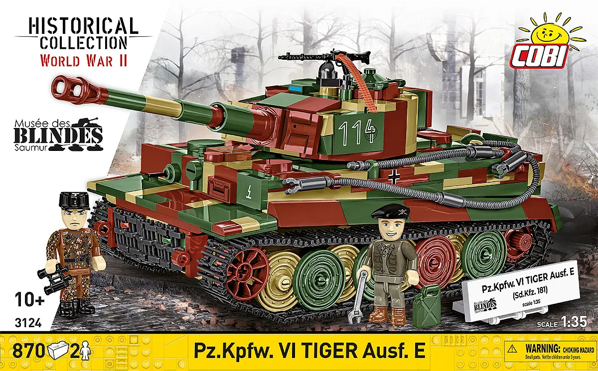 COBI 3124 Pz.Kpfw. VI Tiger Ausf. E