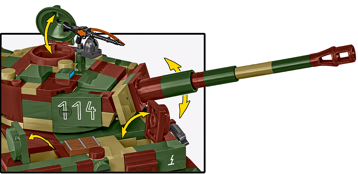 COBI 3124 Pz.Kpfw. VI Tiger Ausf. E