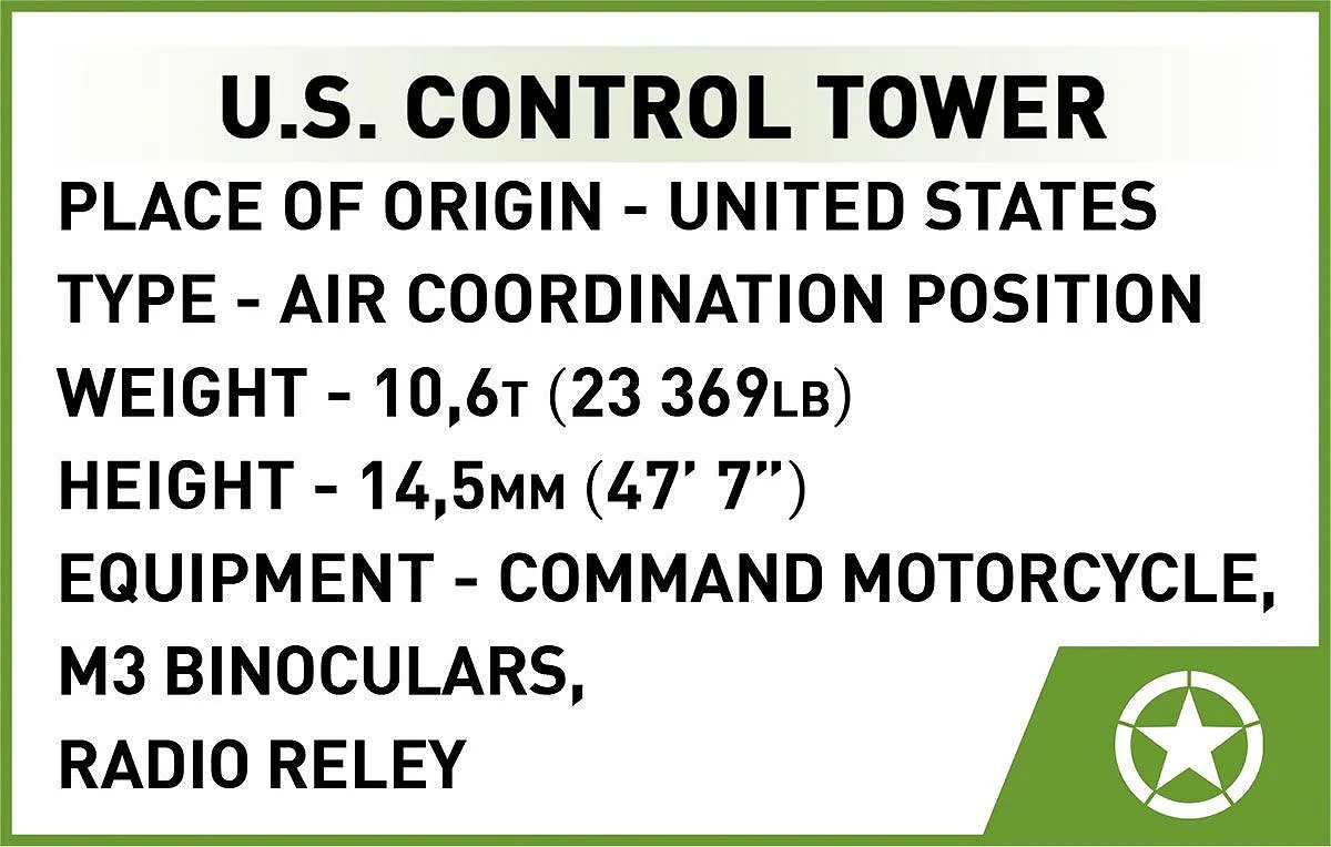 COBI 3125 U.S. Kontrollturm