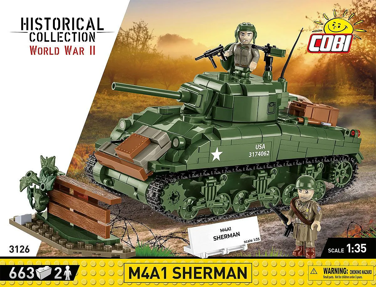 COBI 3126 M4A1 Sherman